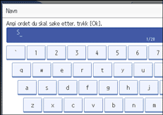 Illustrasjon over kontrollpanelet