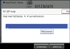Illustrasjon over kontrollpanelet