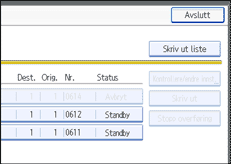 Illustrasjon over kontrollpanelet