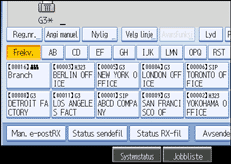 Illustrasjon over kontrollpanelet