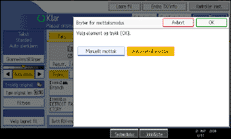 Illustrasjon over kontrollpanelet