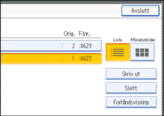 Illustrasjon over kontrollpanelet
