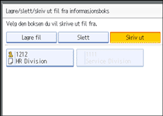 Illustrasjon over kontrollpanelet