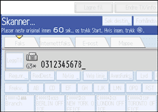 Illustrasjon over kontrollpanelet