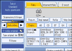 Illustrasjon over kontrollpanelet