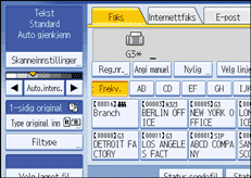 Illustrasjon over kontrollpanelet