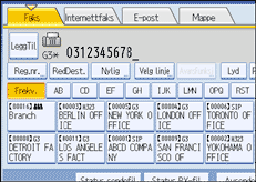 Illustrasjon over kontrollpanelet