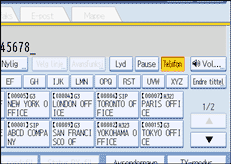 Illustrasjon over kontrollpanelet