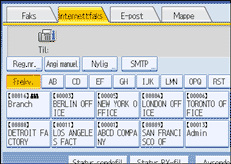 Illustrasjon over kontrollpanelet