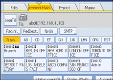 Illustrasjon over kontrollpanelet
