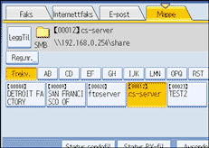 Illustrasjon over kontrollpanelet