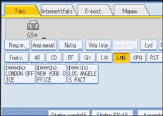 Illustrasjon over kontrollpanelet