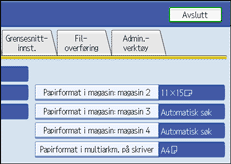 Illustrasjon av brukerpanelet