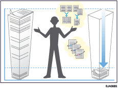 Illustrasjon av Jeg vil lagre papirdokumentene mine!