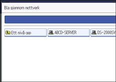 Illustrasjon av skjermpanelet