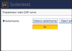 Illustrasjon av operasjonspanelet