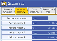 Illustrasjon av skjermpanel