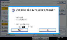 Illustrasjon av skjermpanelet