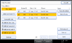 Illustrasjon av skjermpanelet