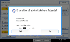 Illustrasjon av skjermpanelet