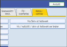Illustrasjon betjeningspanel