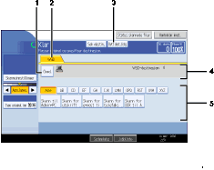 Nummerert illustrasjon av betjeningspanel