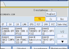 Illustrasjon betjeningspanel