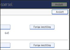 Illustrasjon av betjeningsskjermbildet