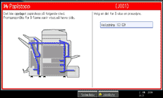 Illustrasjon av betjeningsskjermbildet