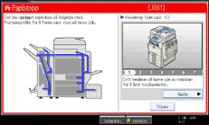 Illustrasjon av betjeningsskjermbildet