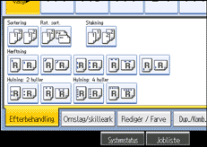 Illustration af betjeningspanelets sk&aelig;rm
