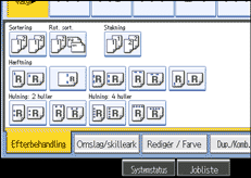 Illustration af betjeningspanelets sk&aelig;rm
