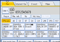 Illustration af betjeningspanelet