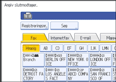 Illustration af sk&aelig;rmen p&aring; betjeningspanelet