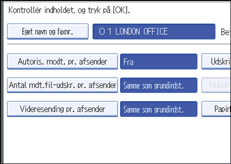 Illustration af sk&aelig;rmen p&aring; betjeningspanelet