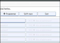 Illustration af sk&aelig;rmen p&aring; betjeningspanelet