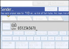 Illustration af betjeningspanelet