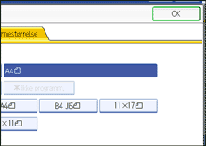 Illustration af betjeningspanelet