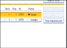 Illustration af betjeningspanelet