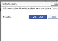 Illustration af kontrolpanelet