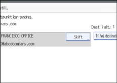 Illustration af kontrolpanelet