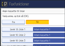 Illustration af sk&aelig;rmen p&aring; betjeningspanelet