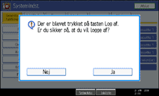 Illustration af betjeningspanelsk&aelig;rmen