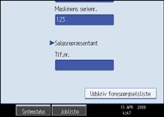 Illustration af betjeningspanelsk&aelig;rmen