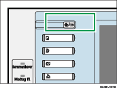 Illustration af tasten Brugerfunktioner/T&aelig;ller