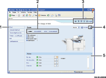 Billede af webbrowserens skærm med nummerangivelser