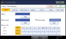 Illustration af sk&aelig;rm p&aring; betjeningspanel