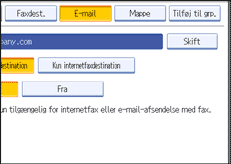 Illustration af sk&aelig;rm p&aring; betjeningspanel