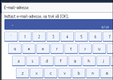 Illustration af sk&aelig;rm p&aring; betjeningspanel