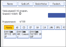 Illustration af sk&aelig;rm p&aring; betjeningspanel